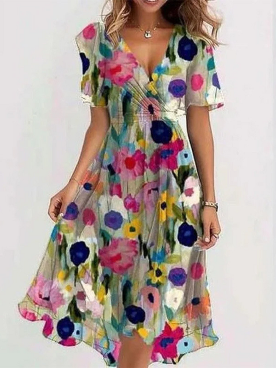 LIANNE | CASUAL BOHO GRADIENT DRESS