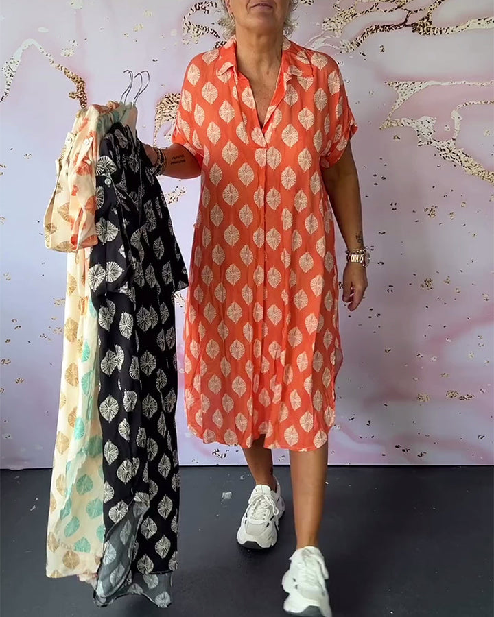 Liora™ | Lapel Spring Dress