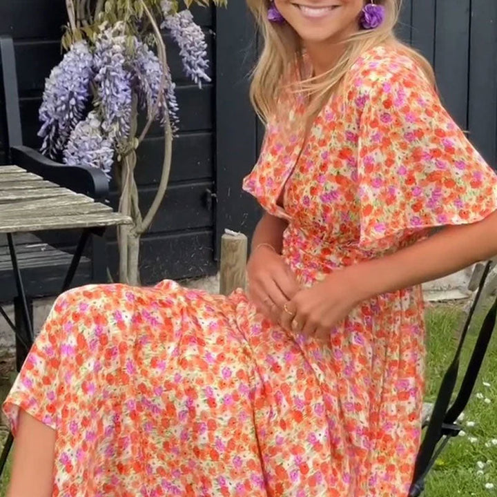 Elsie Classic V-Neck Dress
